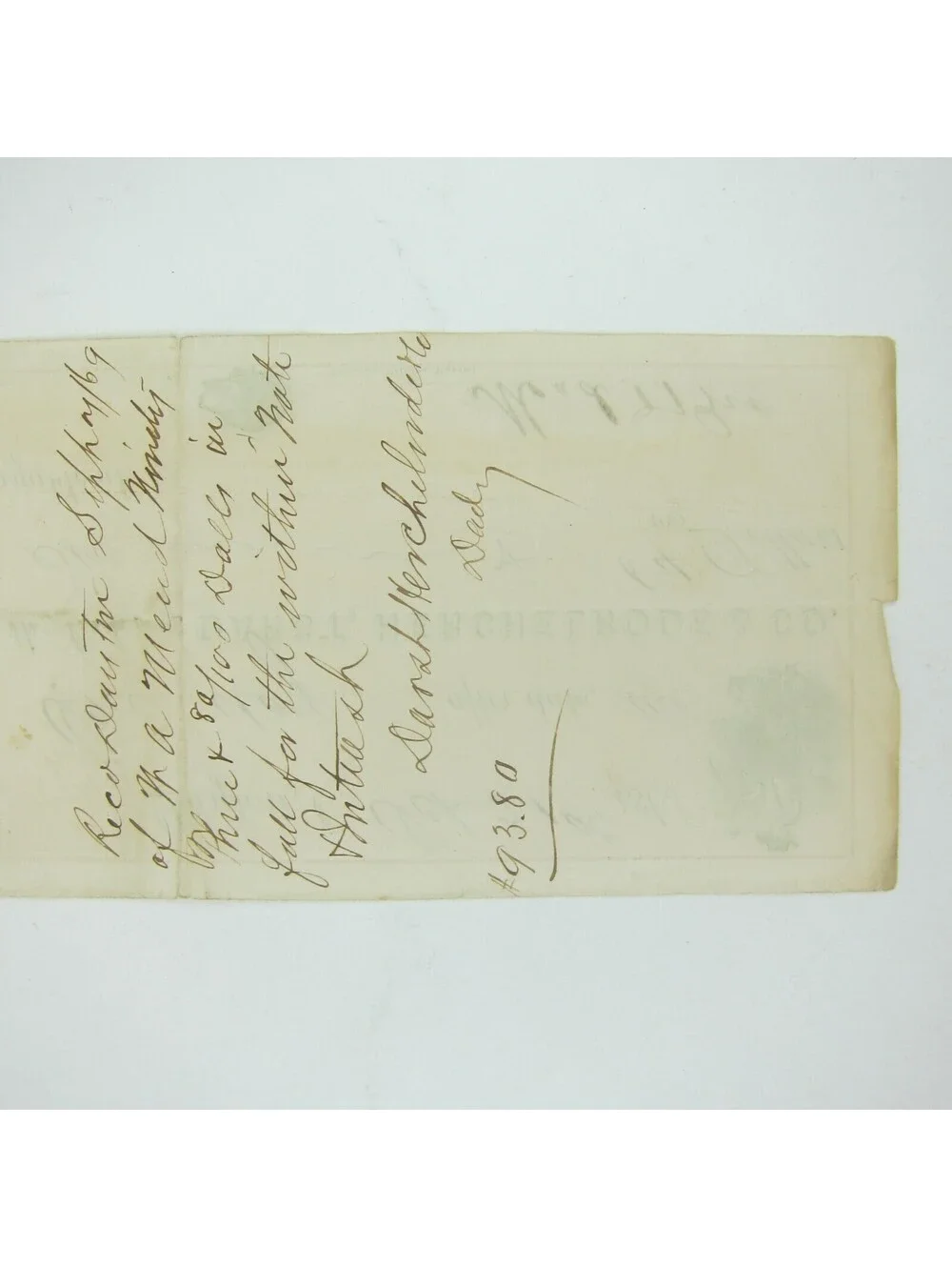N/A 1868 promissory